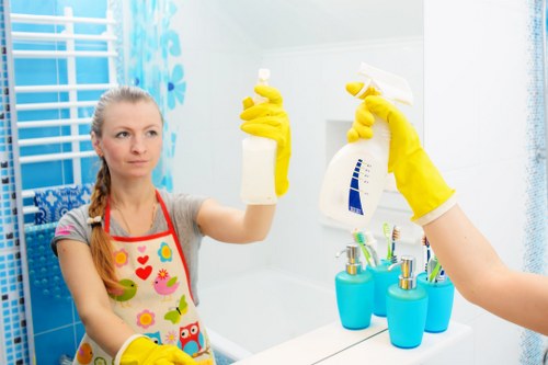 Curtain cleaning service for a home in SW19
