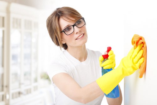 Detailed cleaning work by cleaners in SW19 for a bright interior
