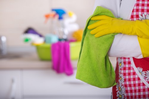 Waste disposal and compliance rules for a professional cleaning service