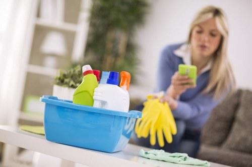 Bathroom domestic cleaning in SW19 with attention to detail